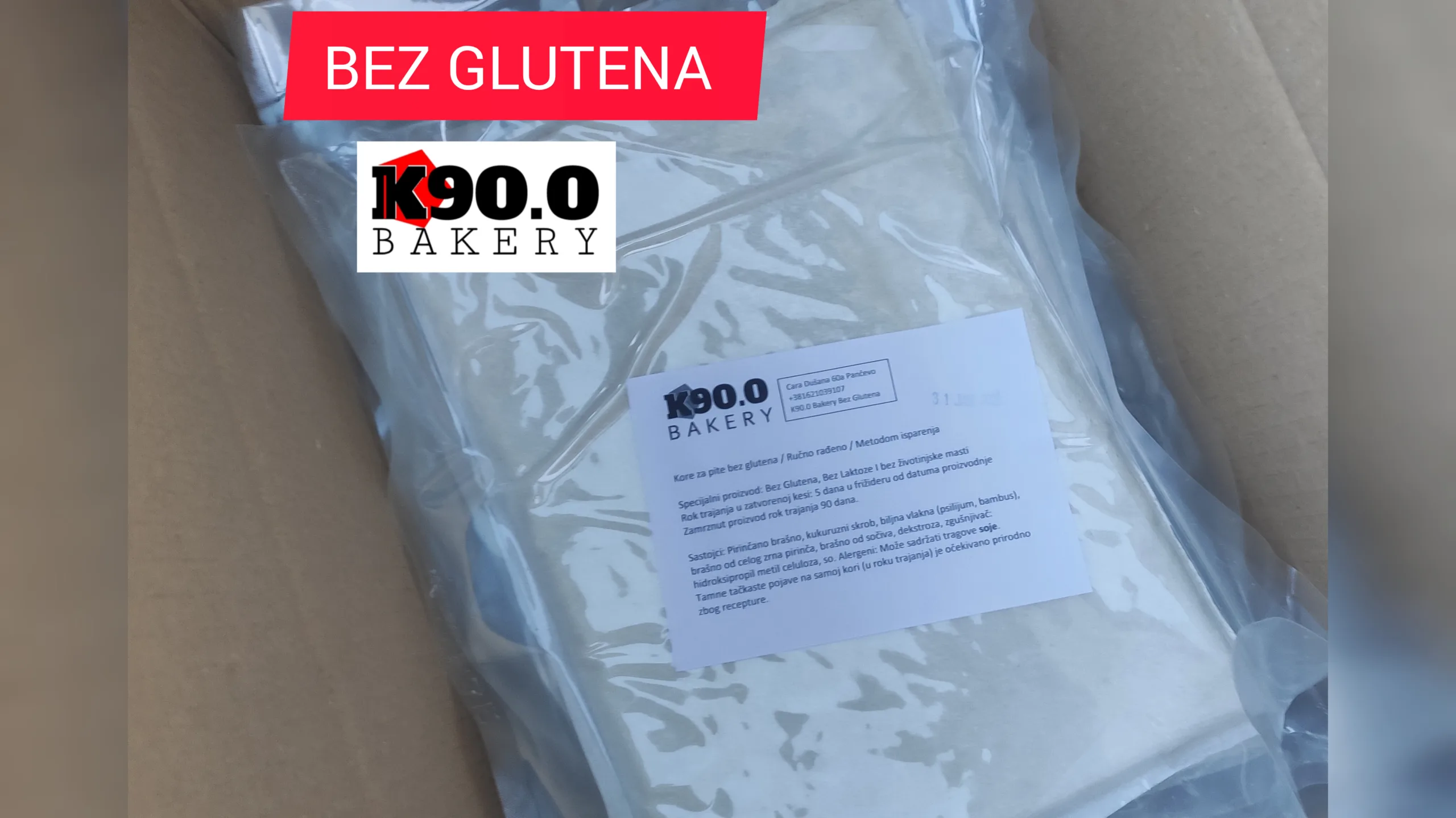 KOre za pite bez glutena